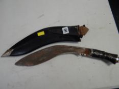 A kukri knife