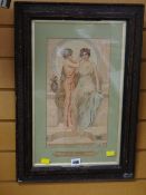 A print entitled 'Love's Sacrifice'