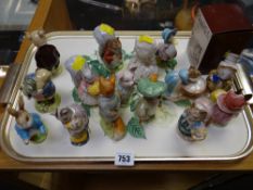 Collection of sixteen Beswick Beatrix Potter figures