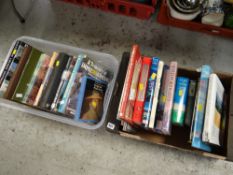 Two boxes of hardback books mainly relating to art & travel