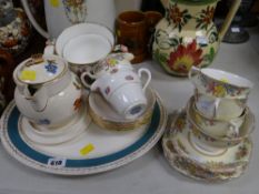 Parcel of Colclough & other mixed teaware