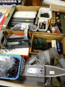 A parcel of mainly Hornby OO model train accessories, carriages, station buildings etc