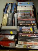 Box of DVDs