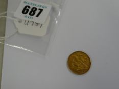 A 1903 Edward VII half sovereign