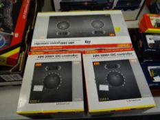 Three boxed HM2000 DC controller units