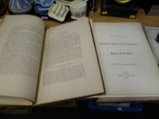 Two scientific publications entitled 'Alder & Hancock Nudibranchia Mollusca' & 'British Naked-Eyed