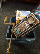 A small parcel of vintage tools, facial sauna etc