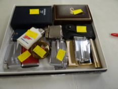 A parcel of various vintage cigarette lighters including Ronson etc