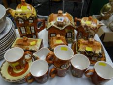 Parcel of Price Kensington cottageware including teaset, butter dish, cups & saucers etc