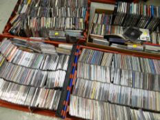 A large collection of CDs & CD singles, mainly popular music & some classical