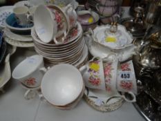 Parcel of Colclough & other teaware