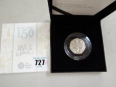 Beatrix Potter silver proof 150th anniversary 50p, limited edition of 7,500
