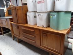 Small light oak document cabinet