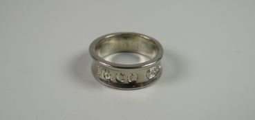 A hallmarked silver Tiffany's ring