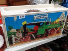 A boxed Mamod steam wagon