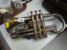 A vintage Besson & Co cornet