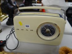 A retro Bush electric radio E/T