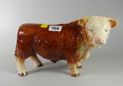 Melba ware Hereford bull
