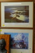 Signed limited edition print by the artist KEVIN TWEDDALL entitled 'Flying Scotsman - A Legend of