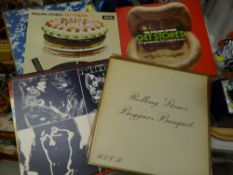 A parcel of Beatles & Rolling Stones LP records