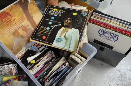 Collection of LP & single records, mainly Wham!, Culture Club, easy listening etc