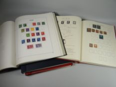 Two Windsor stamp albums containing quantity of British stamps including two good penny blacks,