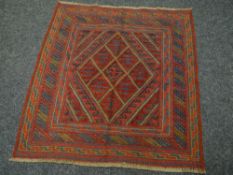 A Gazak rug, 119 x 112cms