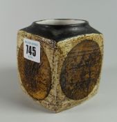 A Troika small square vase