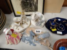 Royal Doulton figure 'Dinky Do', continental figures of children etc