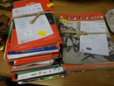 Collection of mainly Welsh International rugby programmes from the 1960s together with a parcel of