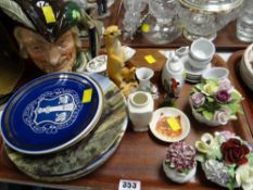 Royal Doulton Robin Hood Toby Jug, Royal Doulton 'Heroes of the Sky' collector's plates etc