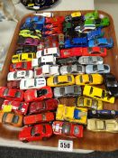 A collection of various diecast vehicles