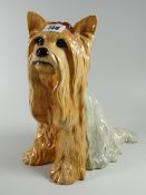A large Beswick Yorkshire terrier