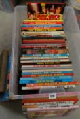 Box of vintage mainly Girls annuals including Twinkle, Bunty, Judy etc