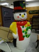 An illuminating snow man E/T