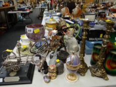 Trevithick's steam locomotive model, watchmaker's magnifying glass etc