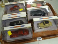 Seven boxed Dinky / Matchbox model cars