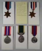 WWII PERIOD MULTIPLE CAMPAIGN MEDAL GROUP presented to A A Buncera 1939-45 star, France & Germany