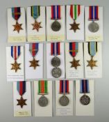 A GROUP OF WWII PERIOD MEDALS CONCERNING THE AIR WAR OVER EUROPE RAF 1939-45 including recipients