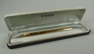 VINTAGE BOXED ROLLED GOLD PARKER LADIES FOUNTAIN PEN
