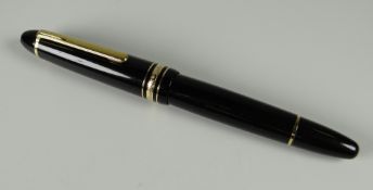 MONT BLANC MEISTERSTÜCK FOUNTAIN PEN with fourteen carat gold nib numbered 4810