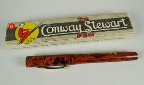 VINTAGE RIPPLE RED CONWAY STEWART 206M in original box with guarantee (in English & Afrikaans)
