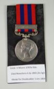 INDIA GENERAL SERVICE MEDAL with single clasp North West Frontier, engraved to 1346 Corporal V
