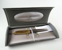 MODERN BOXED METALLIC GREY PARKER FOUNTAIN PEN limited special edition (no. 12188) from the early