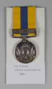 KHEDIVE'S SUDAN MEDAL with Hafir clasp, engraved no.4435 Private H Nixon 1.N. Staffordshire Regiment