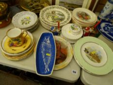 Large parcel of mixed commemorative and display china including many Johnson Brothers, Ironstone, '