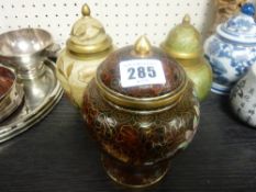 Three items of modern cloisonne