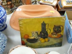 'Tuscan Oven' and a still life painting