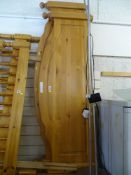 Pair of solid pine headboards