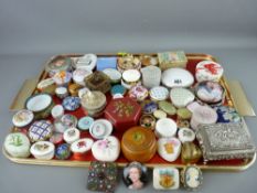 Good collection of mixed composition pill boxes